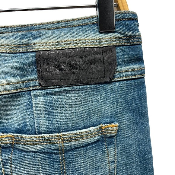 Neil Barrett Flare Blue Jeans Low Rise‎ Size 28 - Picture 4 of 11